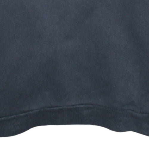 Adidas Mens Black XL Crew Neck Pullover Sweatshirt Logo Sportswear