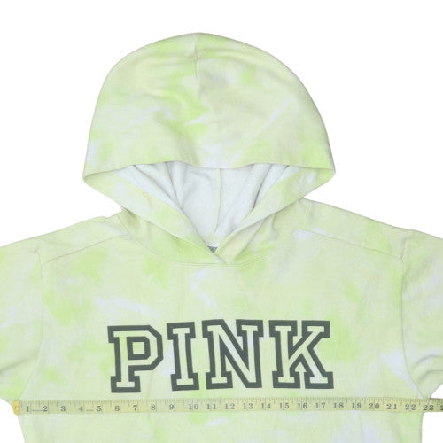 Victoria's Secret PINK Women's Green Tie-Dye Pullover Hoodie Size 12