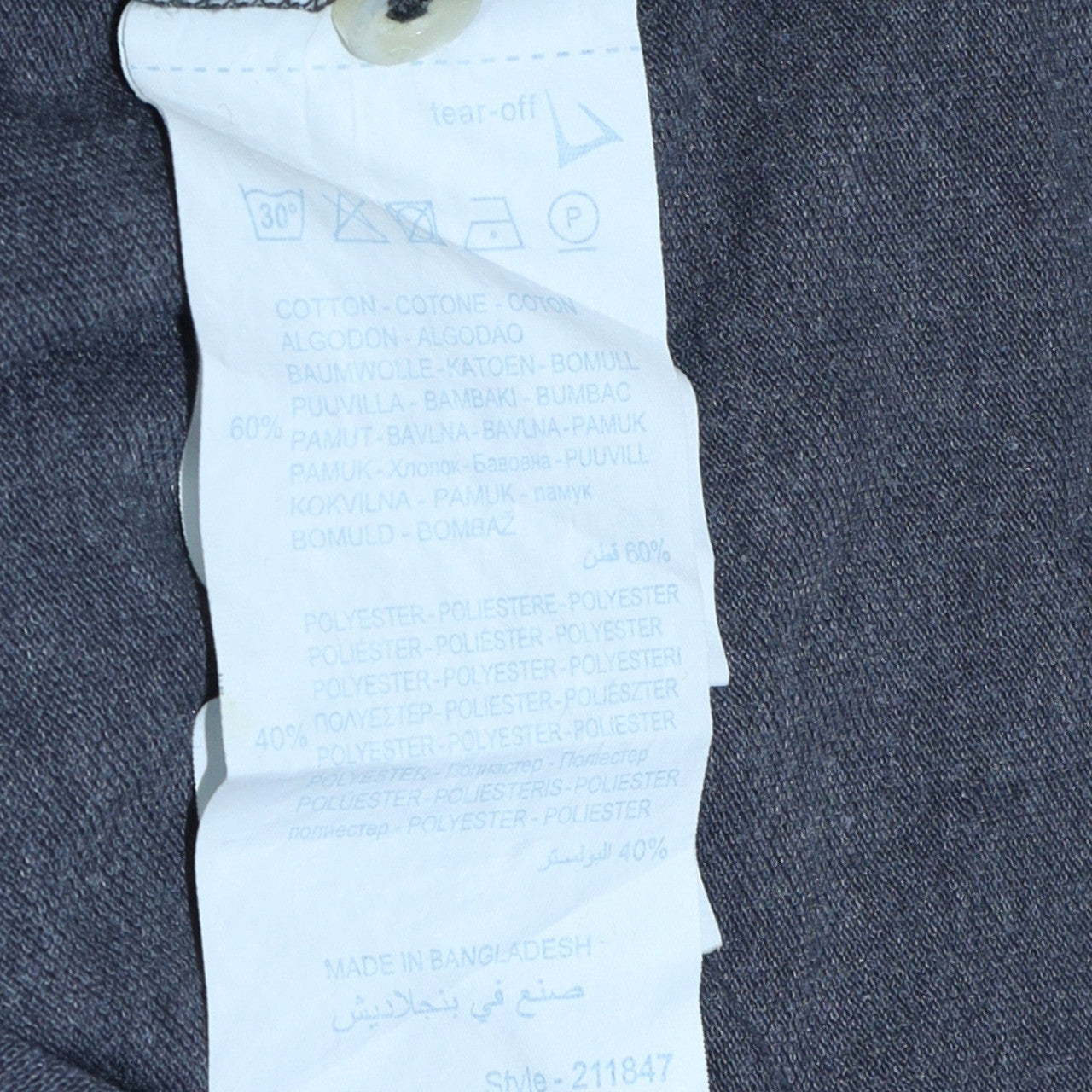 Champion Men's Grey Short Sleeve Polo Shirt M Classic Fit