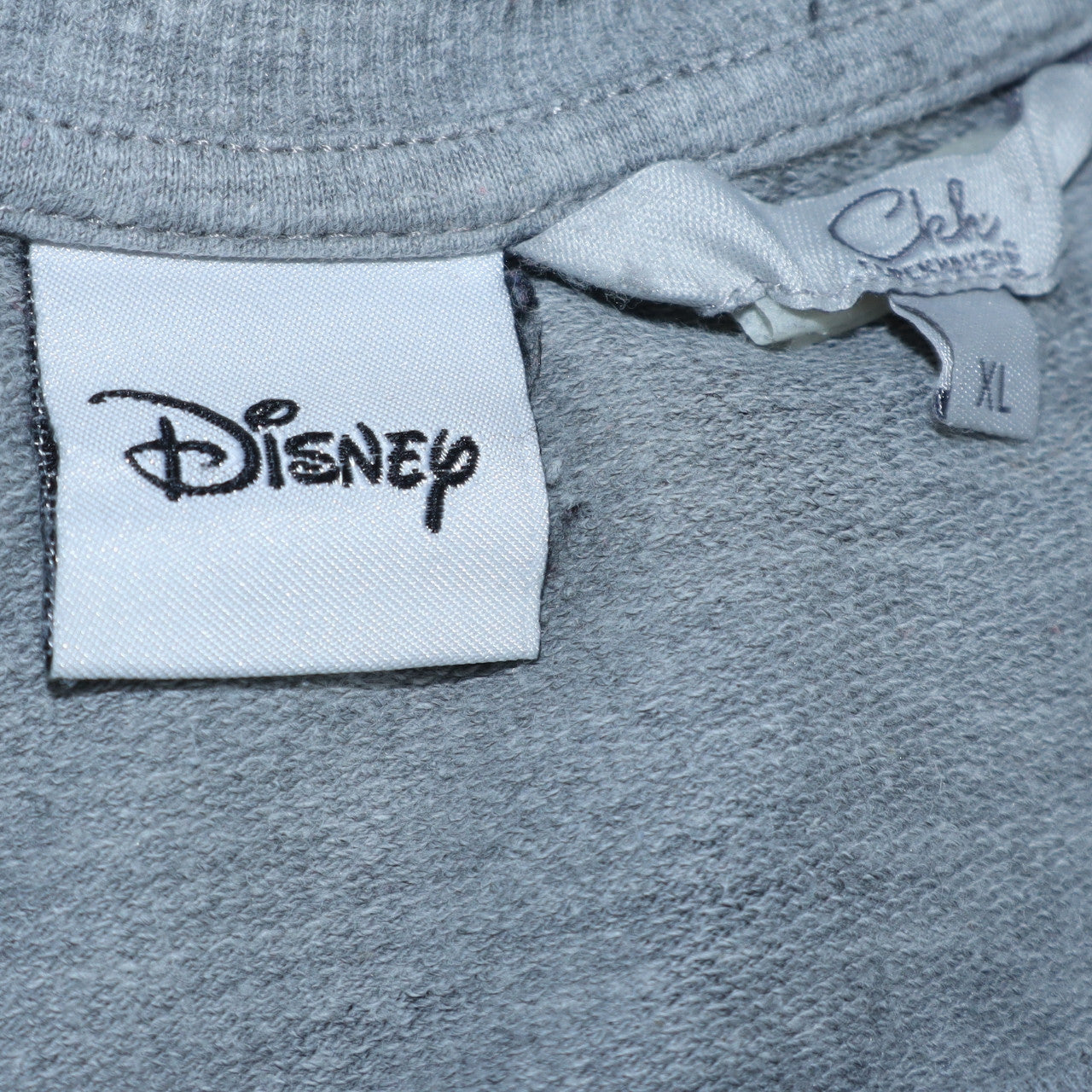 Disney Women Grey Mickey Mouse Print Pullover Sweatshirt XL