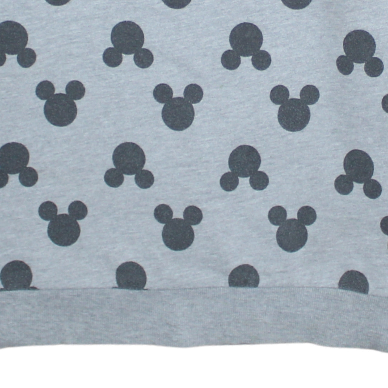 Disney Women Grey Mickey Mouse Print Pullover Sweatshirt XL