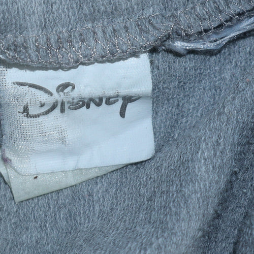Disney Women Grey Mickey Mouse Print Pullover Sweatshirt XL