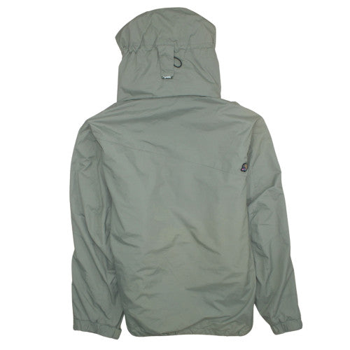 Quiksilver Men's Grey Medium Hooded Waterproof X-Series Jacket
