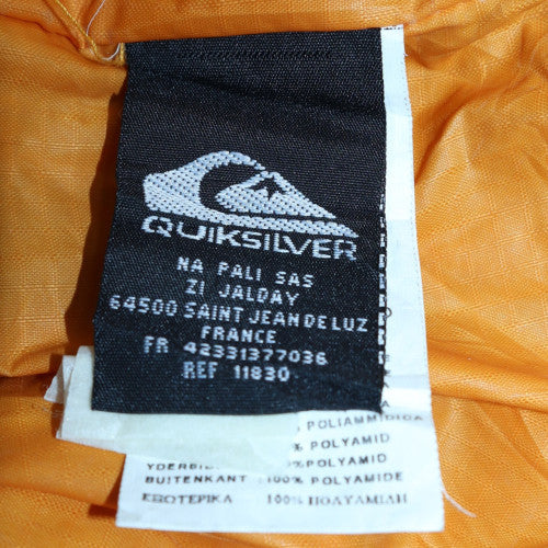 Quiksilver Men's Grey Medium Hooded Waterproof X-Series Jacket