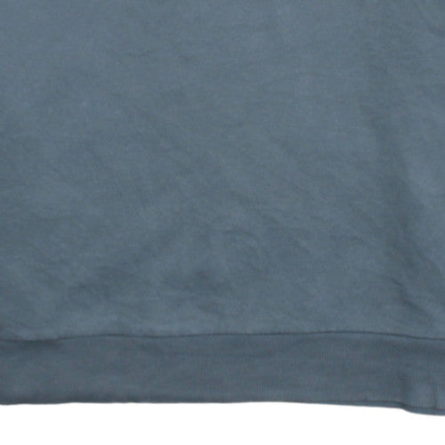 Under Armour Mens Grey Pullover Sweatshirt M Crew Neck Logo Fleece