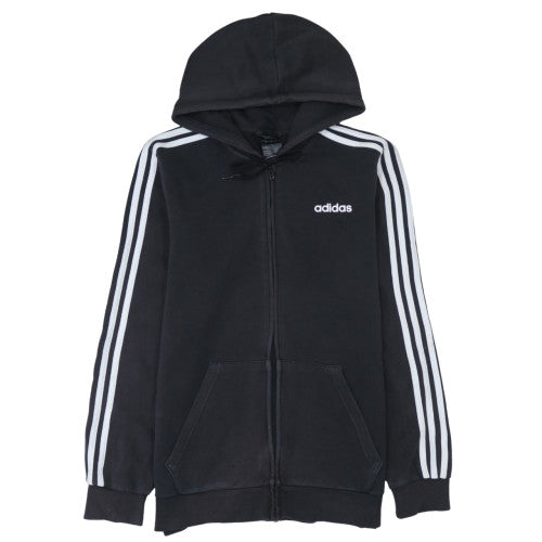Adidas Men's Black Full Zip Hoodie Medium Sportswear