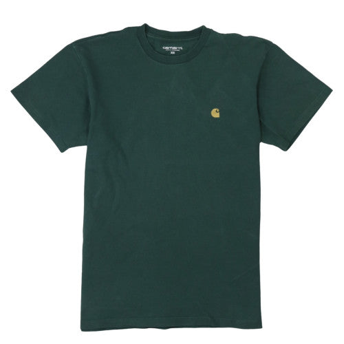 Carhartt Men’s Green XS Chase Short Sleeve Crew Neck Cotton T-Shirt