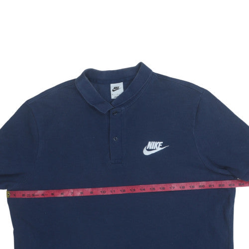 Nike Men’s Blue XL Cotton Polo Shirt Short Sleeve Regular Fit