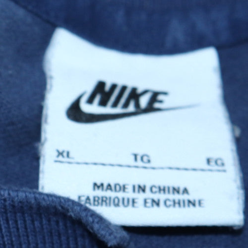 Nike Men’s Blue XL Cotton Polo Shirt Short Sleeve Regular Fit