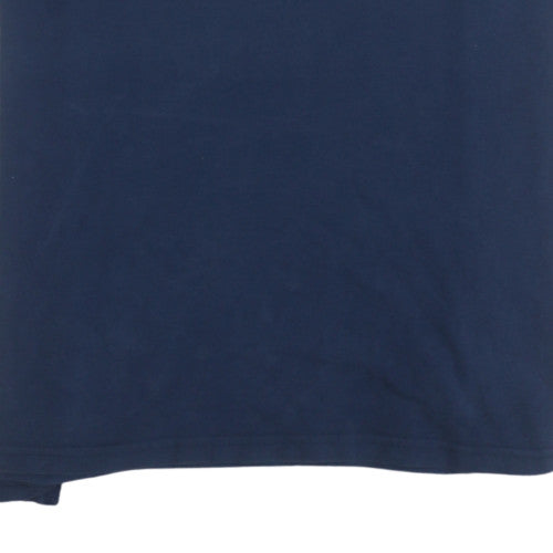 Nike Men’s Blue XL Cotton Polo Shirt Short Sleeve Regular Fit