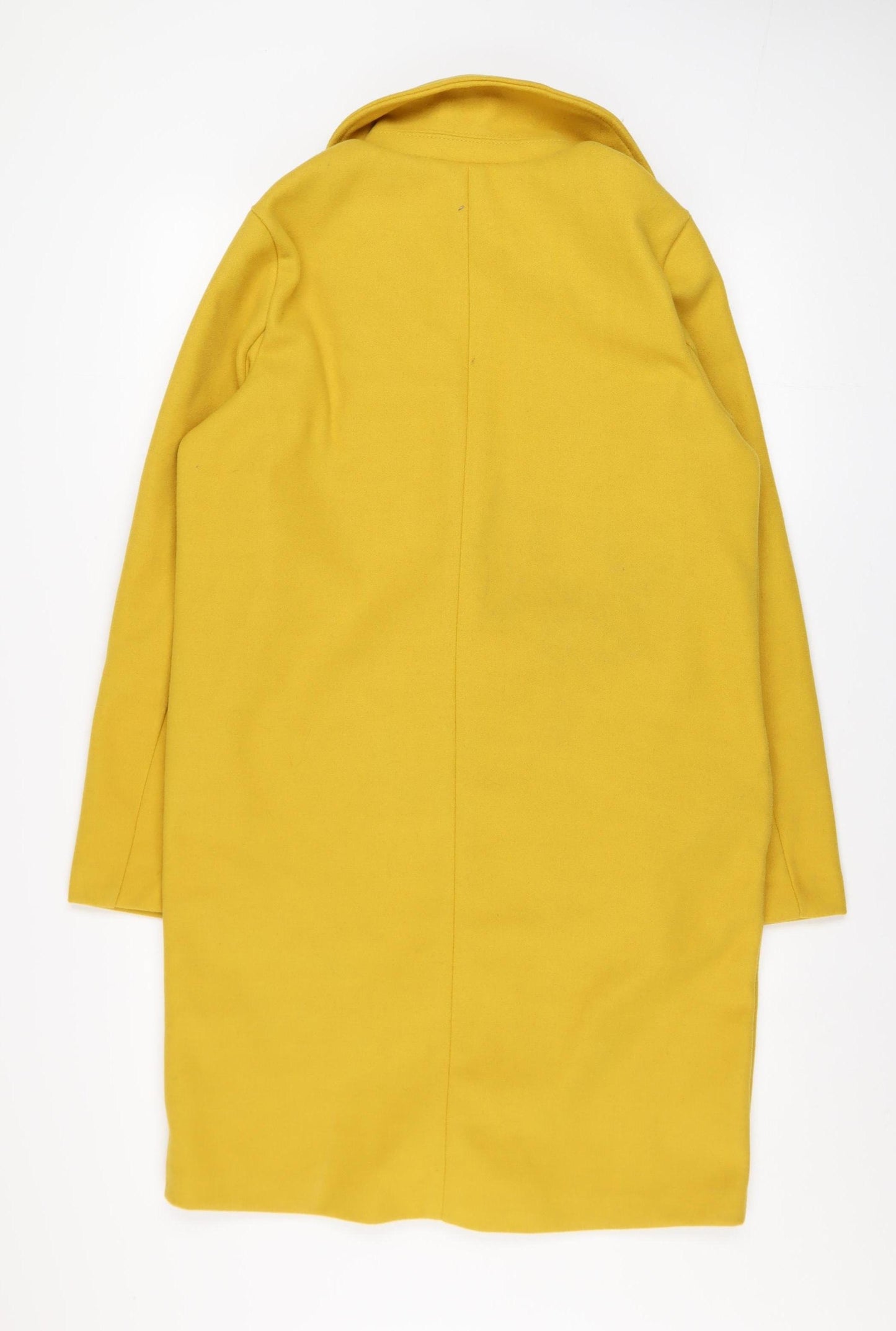 Tu Women Yellow Mid-Length Overcoat Size 10
