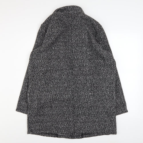 Marks and Spencer Women’s Grey Long Overcoat Size 18 Classic Style