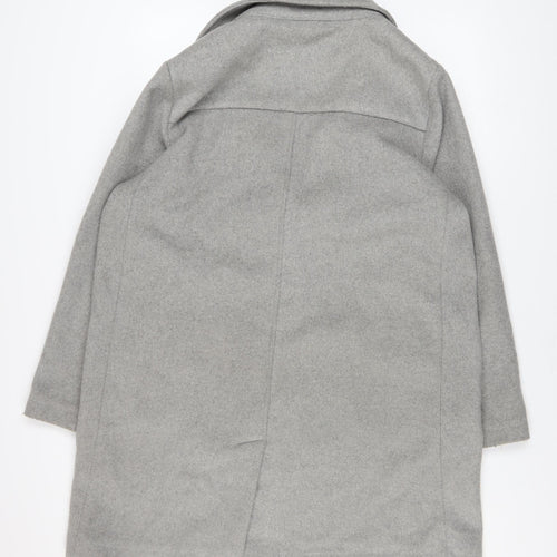 Fat Face Women’s Grey Wool Blend Mid-Length Coat Size 20