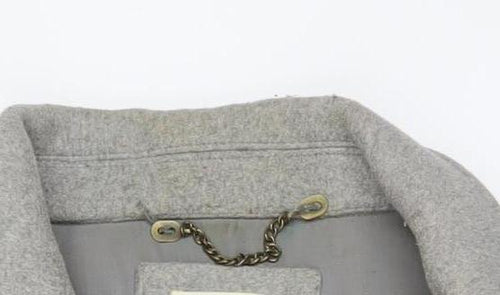 Fat Face Women’s Grey Wool Blend Mid-Length Coat Size 20