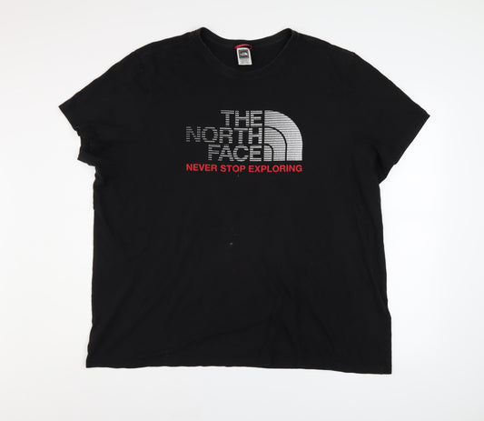 The North Face Men's Black XXL Graphic Print Cotton T-Shirt