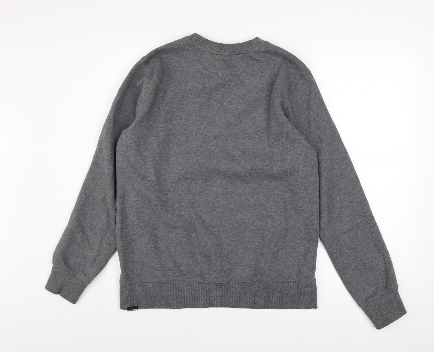 Volcom Men's Grey Small Crew Neck Pullover Sweatshirt