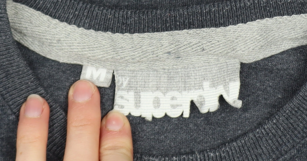 Superdry Men's Grey Logo Graphic Print T-Shirt Size M