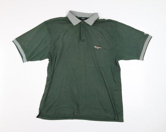Rogue Men’s Green XL Short Sleeve Polo Shirt Cotton Blend
