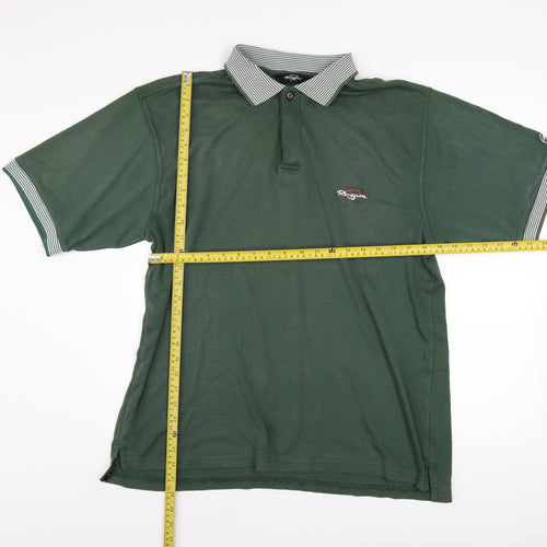 Rogue Men’s Green XL Short Sleeve Polo Shirt Cotton Blend