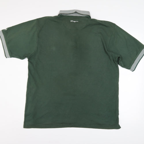 Rogue Men’s Green XL Short Sleeve Polo Shirt Cotton Blend
