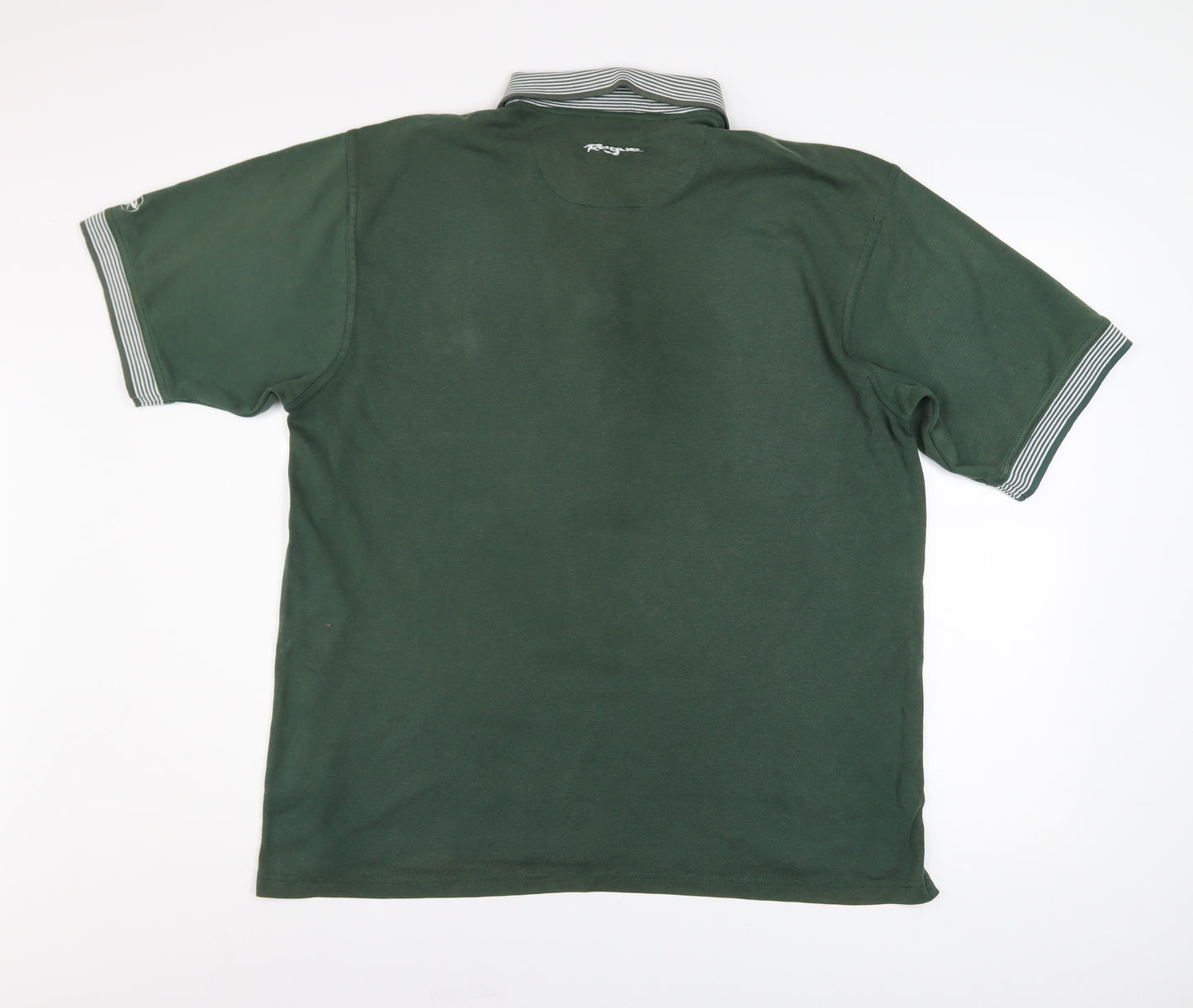 Rogue Men’s Green XL Short Sleeve Polo Shirt Cotton Blend
