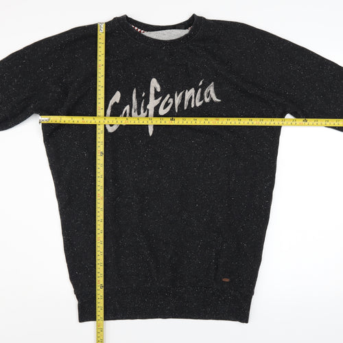 O'Neill Men's Black California Graphic Knit Sweatshirt Size S