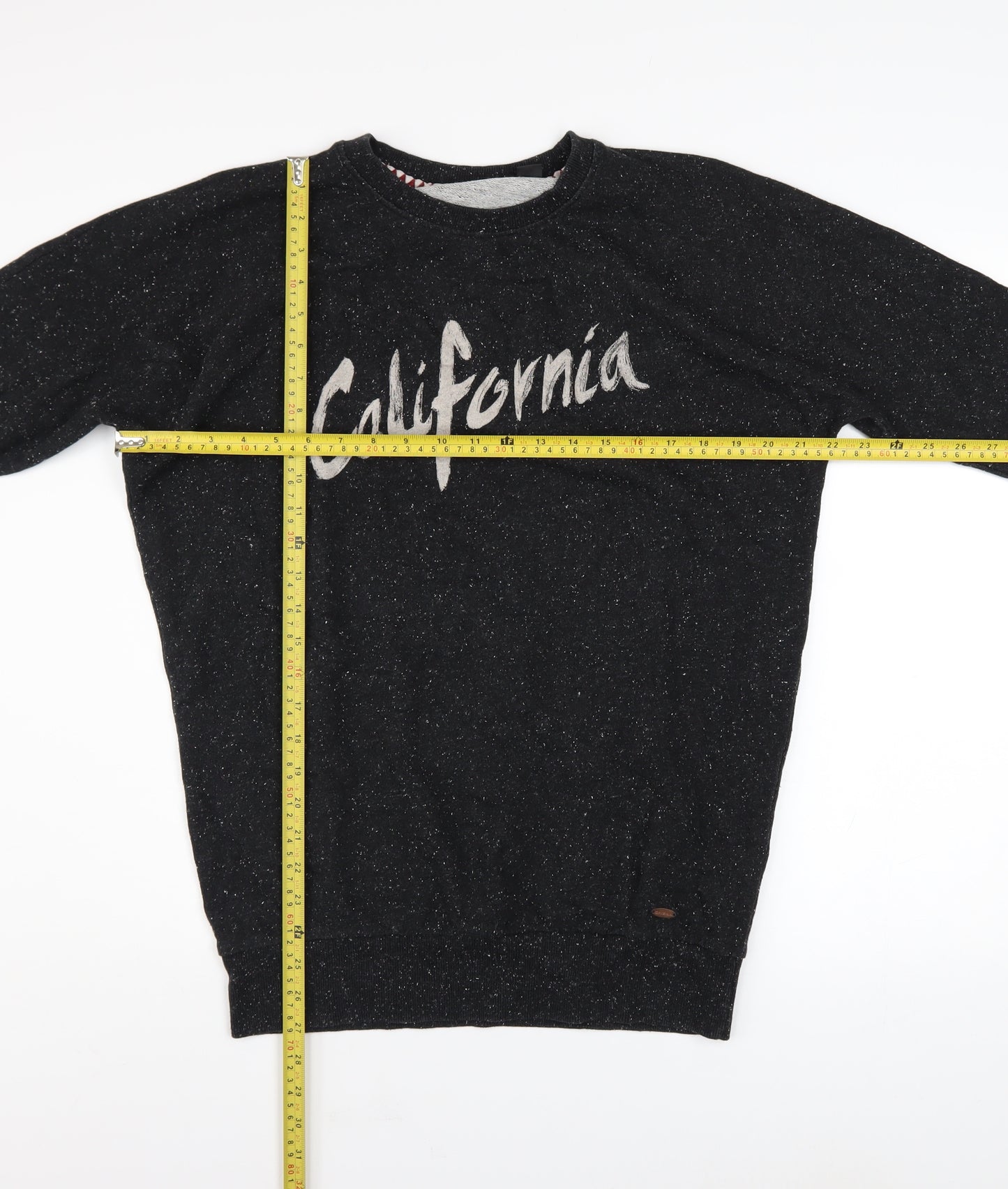 O'Neill Men's Black California Graphic Knit Sweatshirt Size S