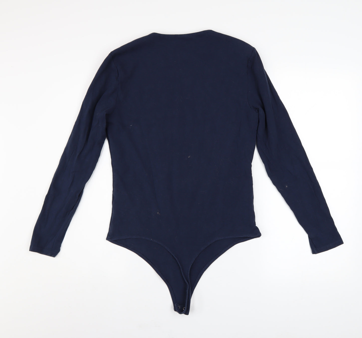 Abercrombie & Fitch Women's Blue Long Sleeve Bodysuit Size L