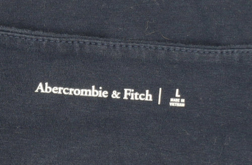 Abercrombie & Fitch Women's Blue Long Sleeve Bodysuit Size L