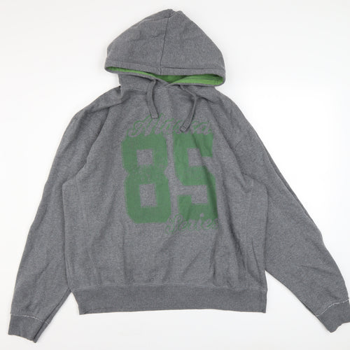 Easy Men's Grey Pullover Hoodie 2XL Graphic 85 Athletic Series
