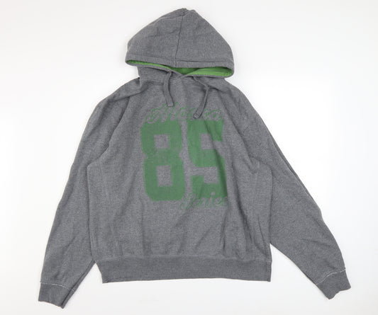 Easy Men's Grey Pullover Hoodie 2XL Graphic 85 Athletic Series