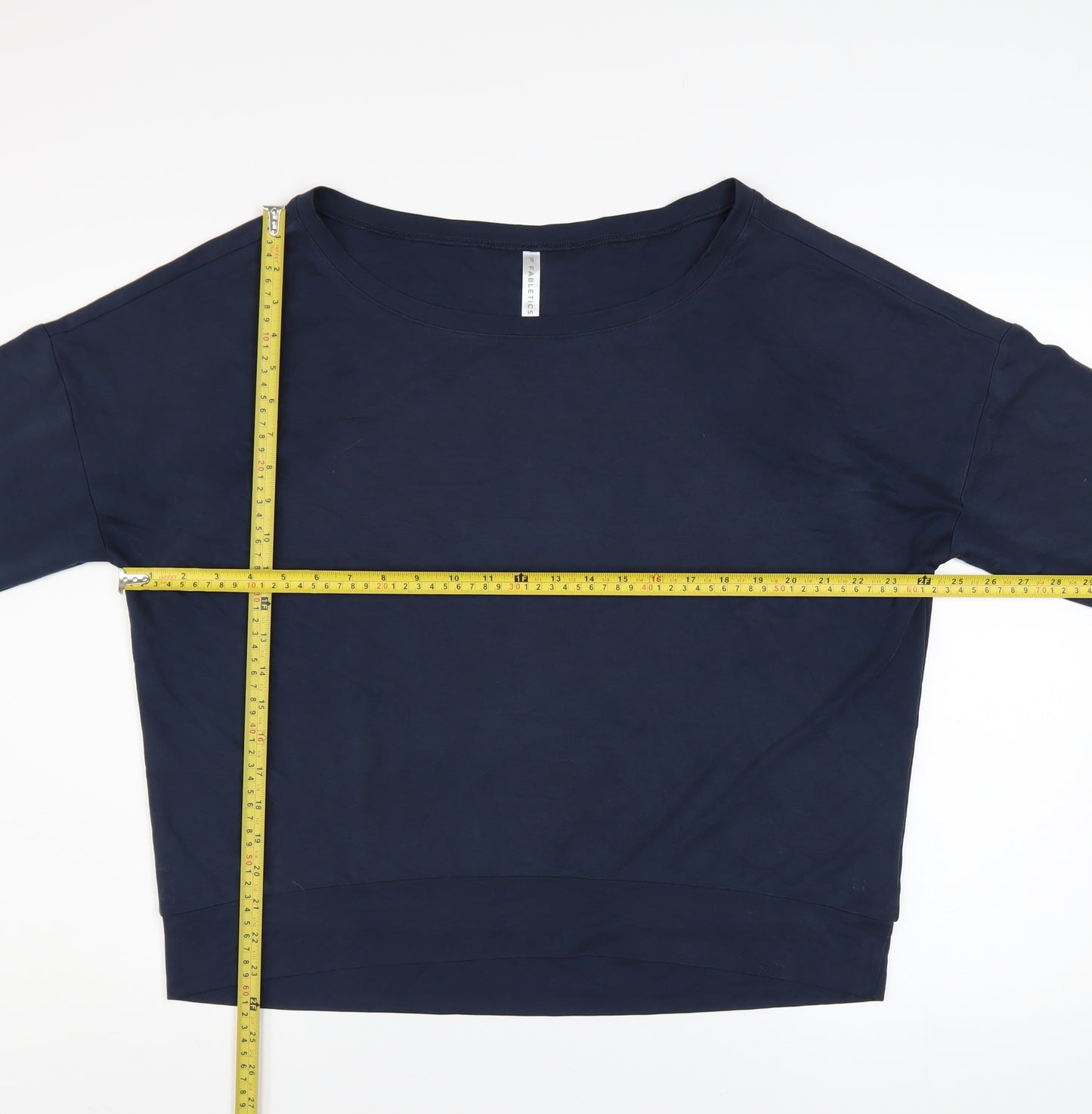 Fabletics Women's Navy Blue Pullover Sweatshirt Size L Modal Blend