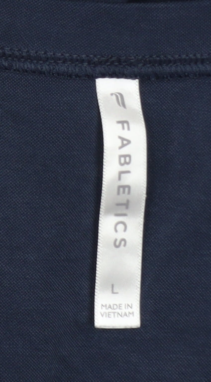 Fabletics Women's Navy Blue Pullover Sweatshirt Size L Modal Blend