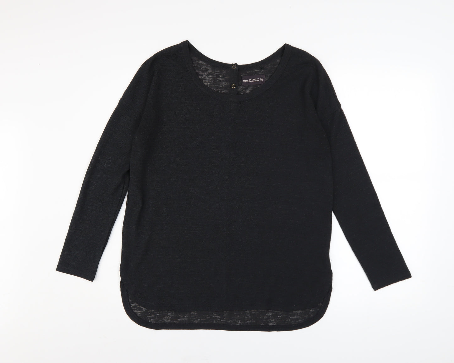 Next Premium Collection Women's Black Size 10 Long Sleeve Jumper