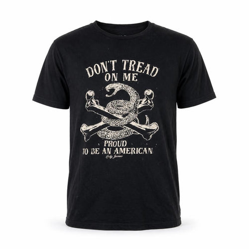 Cody James Men's Black Graphic T-Shirt Medium Crew Neck Cotton