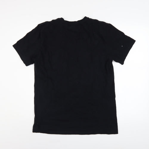 Cody James Men's Black Graphic T-Shirt Medium Crew Neck Cotton