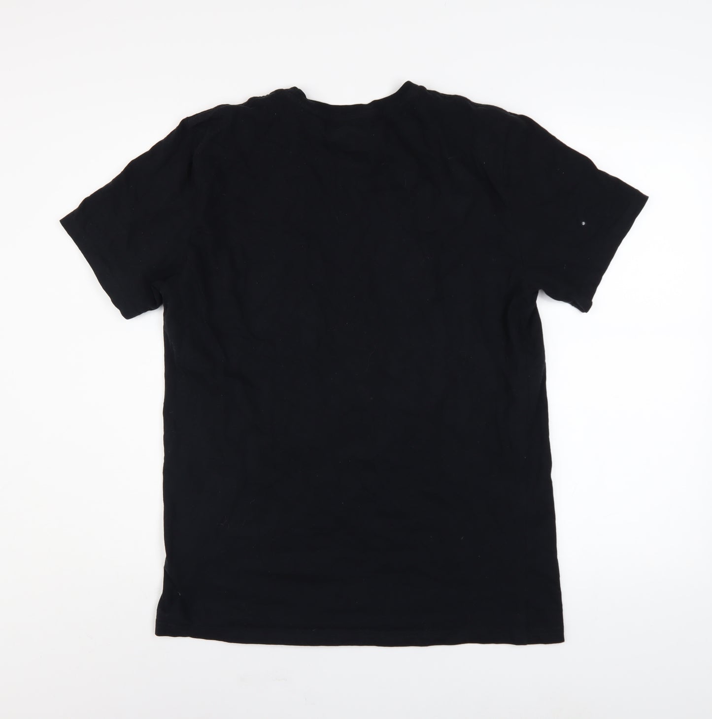 Cody James Men's Black Graphic T-Shirt Medium Crew Neck Cotton