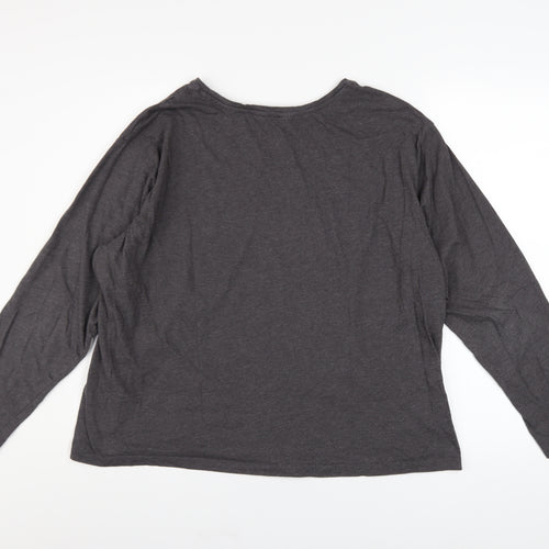 Marks and Spencer Women Grey Star Pullover Sweatshirt XL Cotton Blend