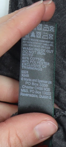 Marks and Spencer Women Grey Star Pullover Sweatshirt XL Cotton Blend