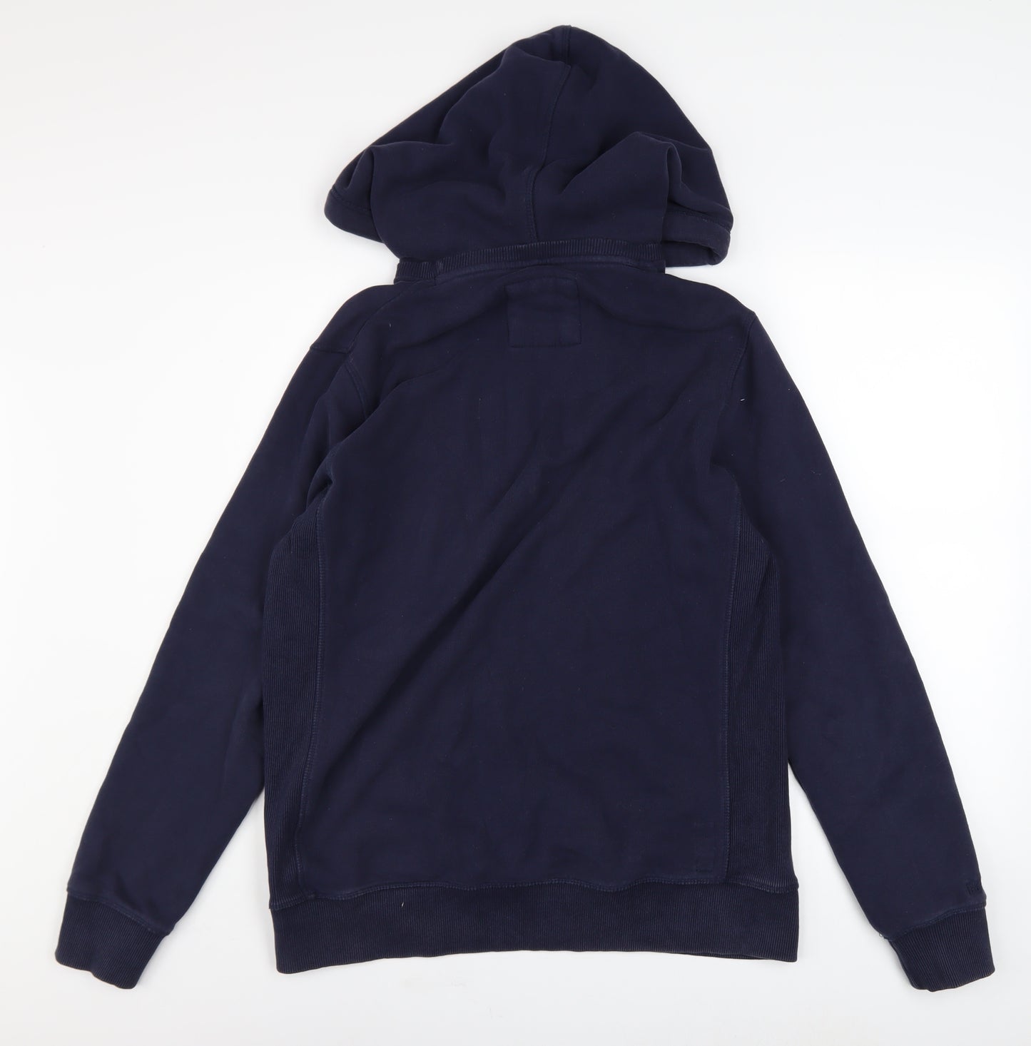Fat Face Womens Navy Cotton Blend Pullover Hoodie Size 14