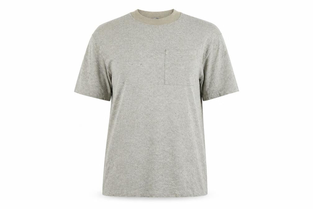 Zara Women Beige Knit Viscose Short Sleeve Crew Neck T-Shirt Size 12