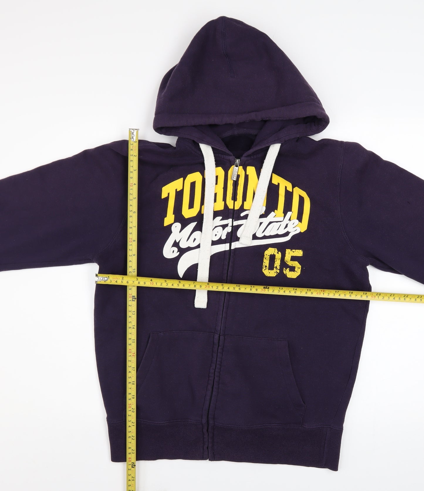 1969 Track & Field California Men's Purple Full Zip Hoodie M