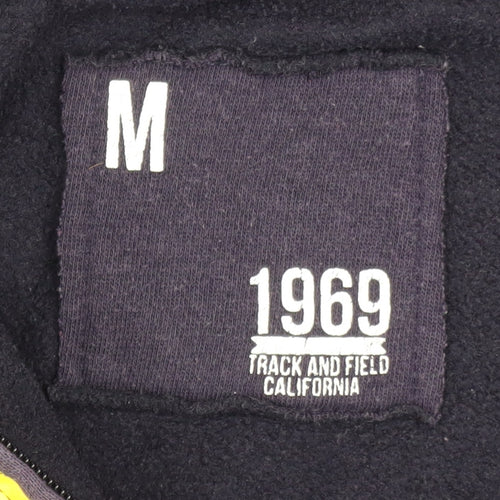 1969 Track & Field California Men's Purple Full Zip Hoodie M