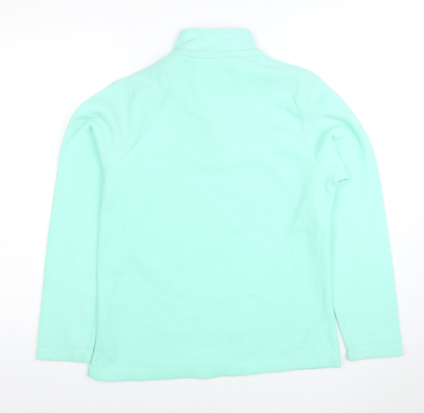 Regatta Women Mint Green 1/4 Zip Fleece Sweatshirt Size 10