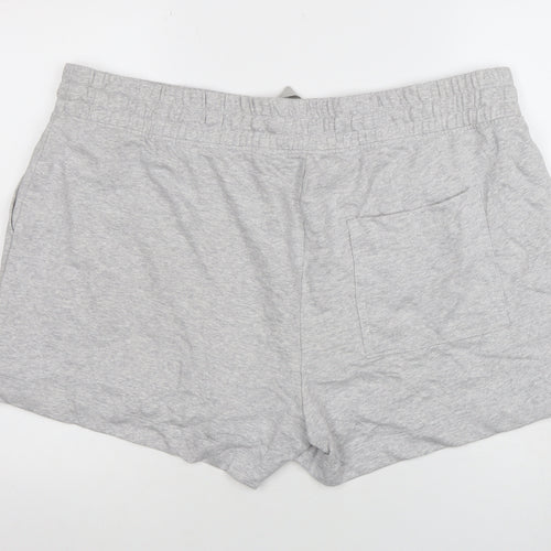Marks and Spencer Women's Grey Jersey Sweat Shorts Size 24