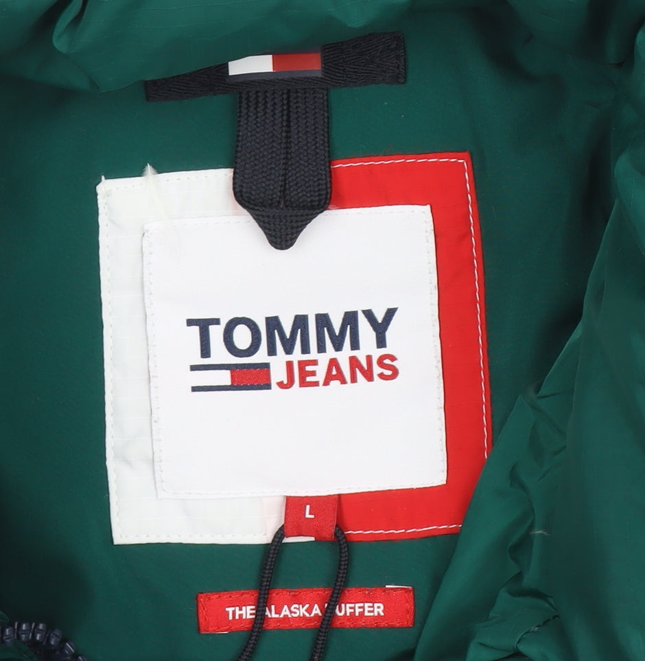 Tommy Jeans Women’s Multicoloured L Puffer Jacket Full Zip Down