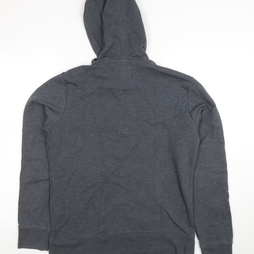 Champion Men's Grey Pullover Hoodie Size S Logo Sweatshirt