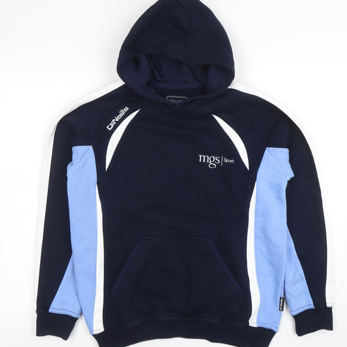 O’Neills Boys Navy Blue Hoodie 13 Years Pullover Cotton Blend Sportswear