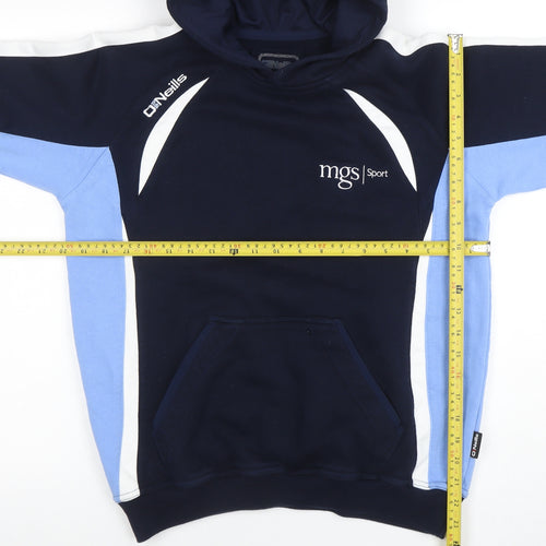 O’Neills Boys Navy Blue Hoodie 13 Years Pullover Cotton Blend Sportswear