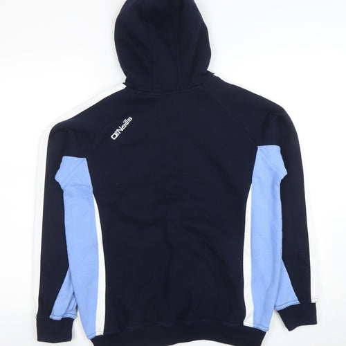 O’Neills Boys Navy Blue Hoodie 13 Years Pullover Cotton Blend Sportswear